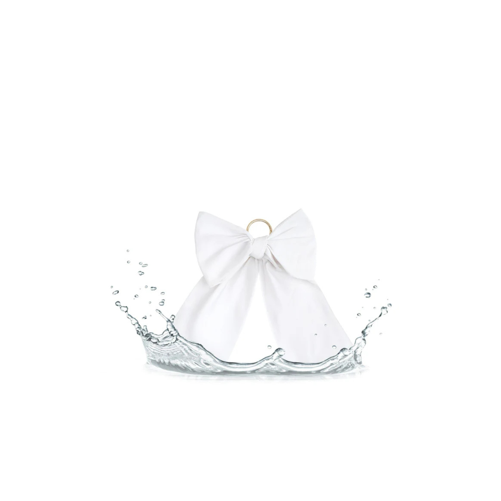 Case Mate Statement Bow Bag Charm -Capri White