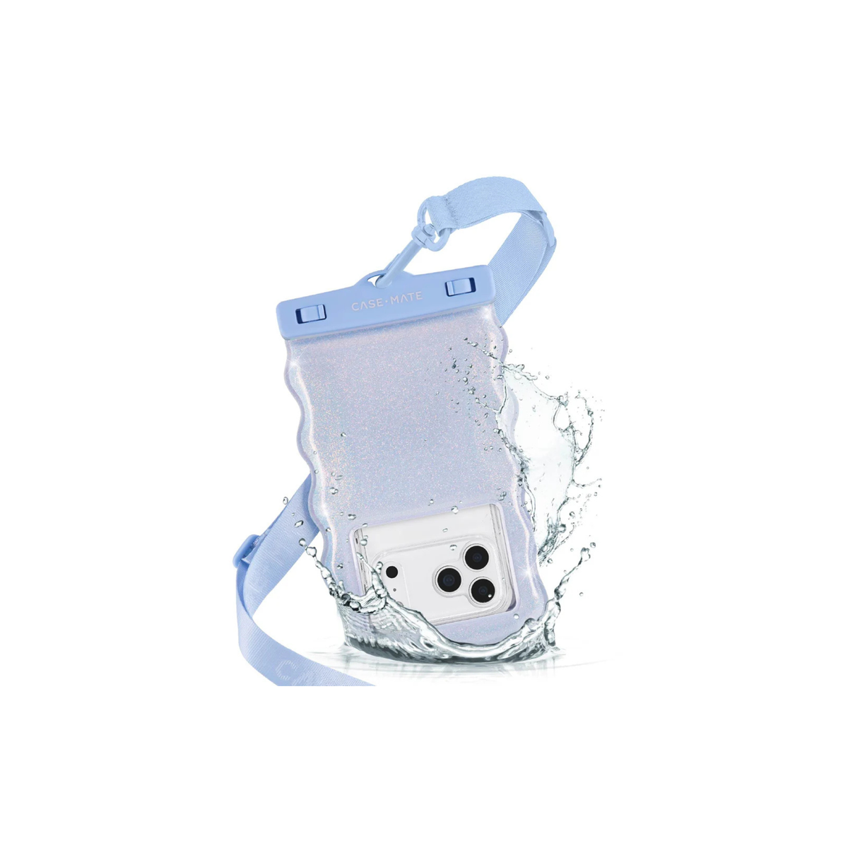 Case Mate Wavy Waterproof Floating Phone Pouch -Mist Twinkle