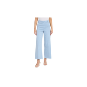 Lysse Erin Wide Leg Denim Pant -Antique Wash Chalk Blue