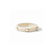 Julie Vos Carnaby Stone Bangle -Pearl (M)