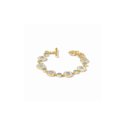 Julie Vos Colette Tennis Bracelet -Chalcedony Blue (OS)