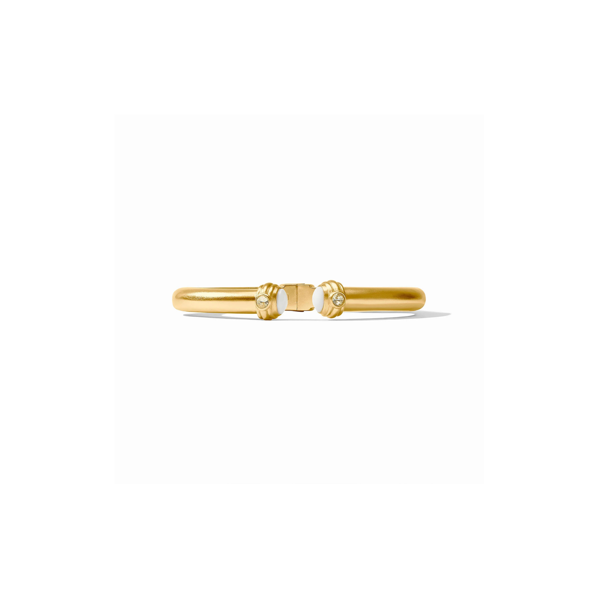 Julie Vos Portofino Demi Cuff -White Jade (OS)