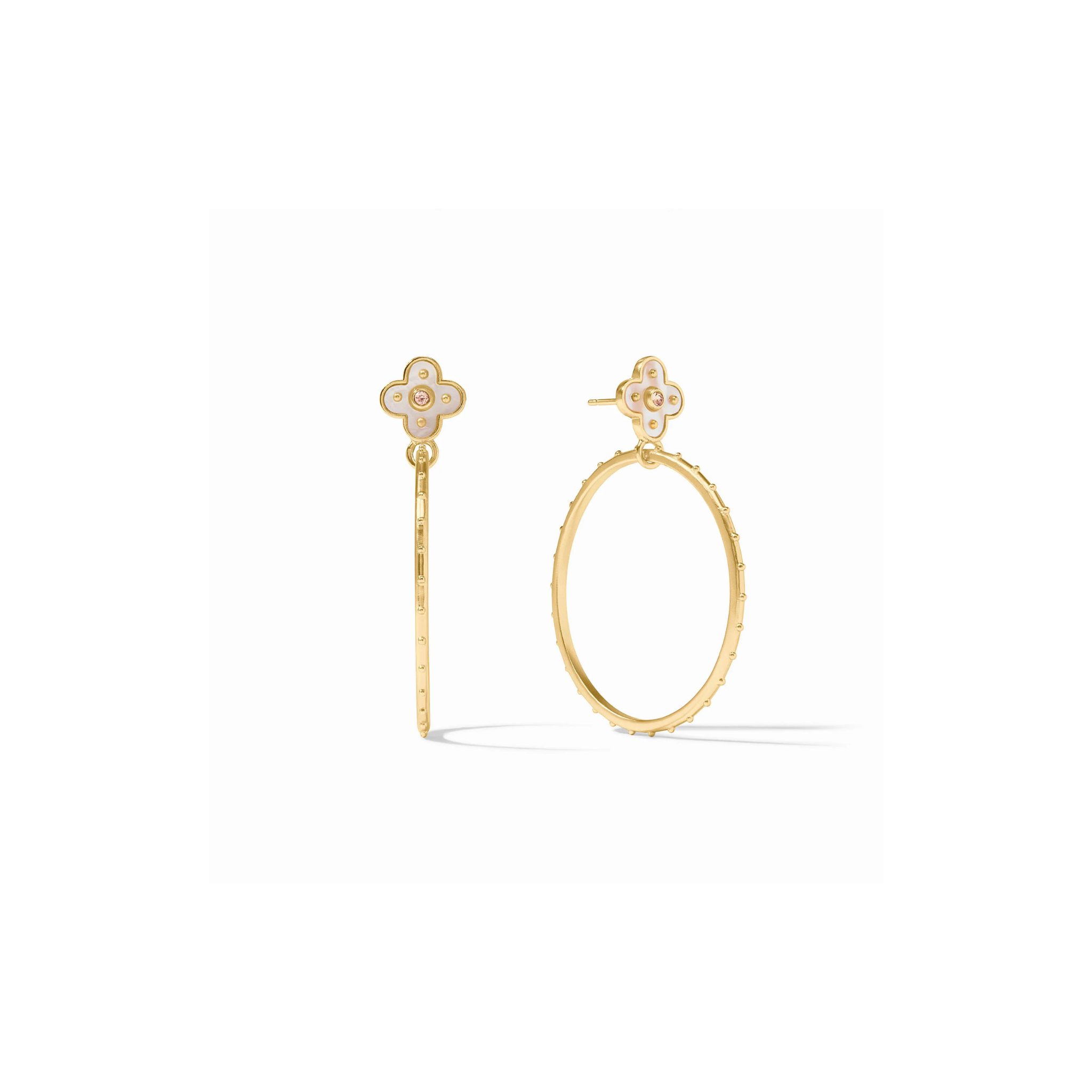 Julie Vos Colette Statement Earring -Champagne