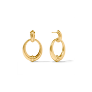 Julie Vos Portofino Doorknocker Earring -Gold