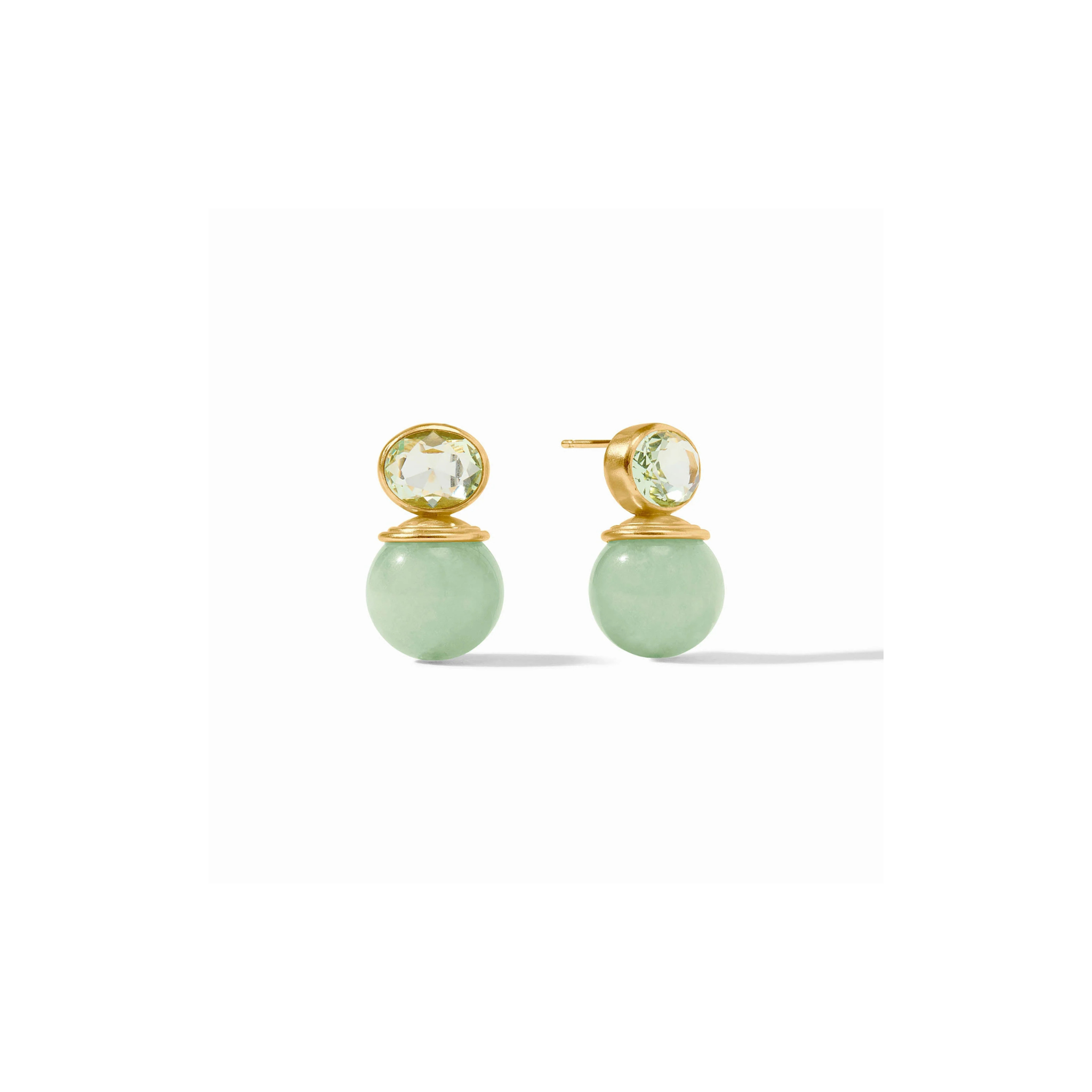 Julie Vos Portofino Earring -Aqua Jade
