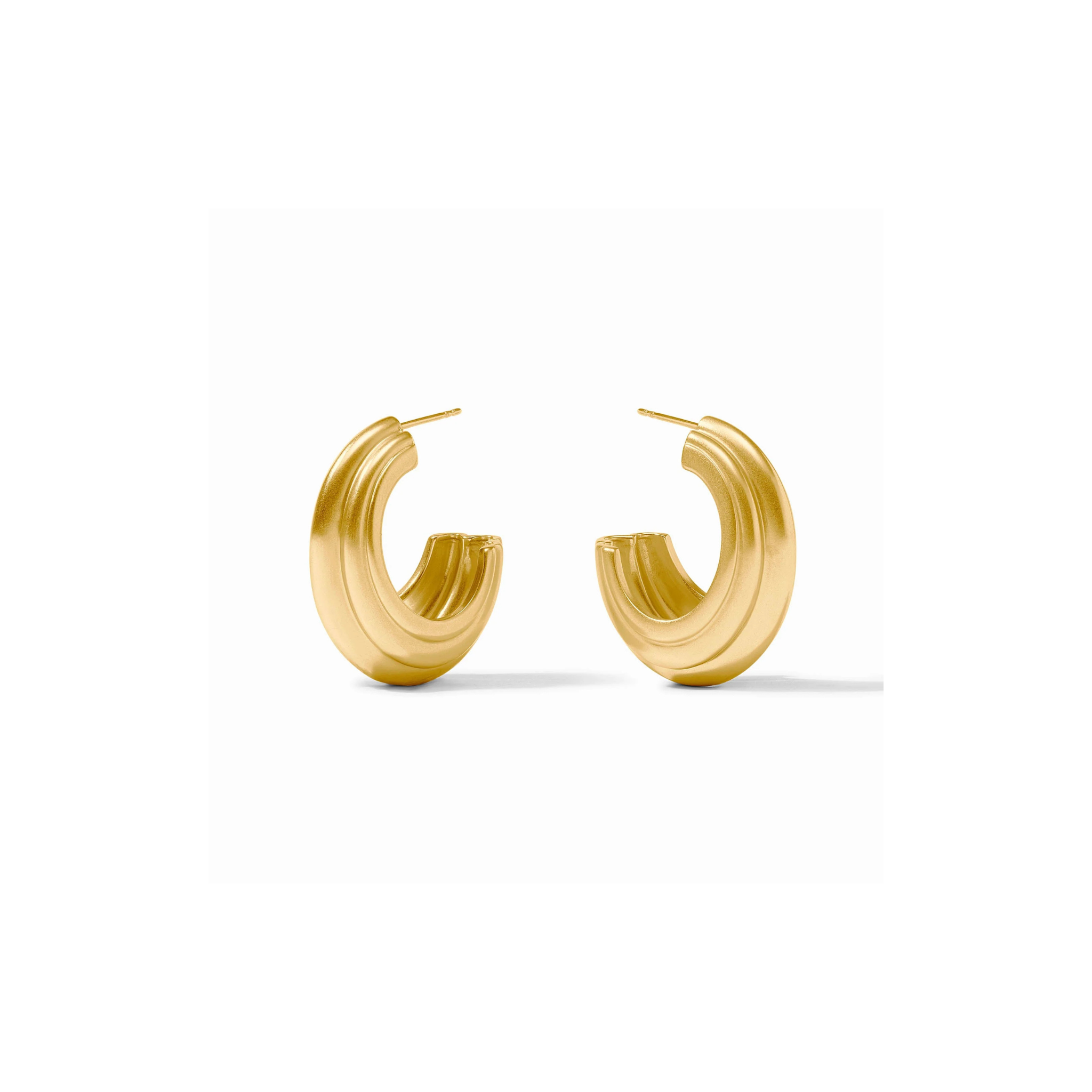 Julie Vos Portofino Statement Hoop Earring -Gold (M)