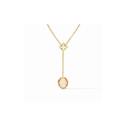 Julie Vos Jolie Lariat Necklace -Multi Stone