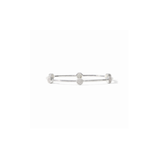 Julie Vos Milano Luxe Bangle-Pave Cubic Zirconia/Silver (M)