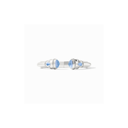 Julie Vos Cannes Demi Cuff -Iridescent Chalcedony Blue/Silver (OS)