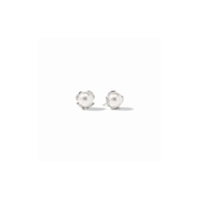 Julie Vos Penelope Stud Earring -Pearl/Silver (S)