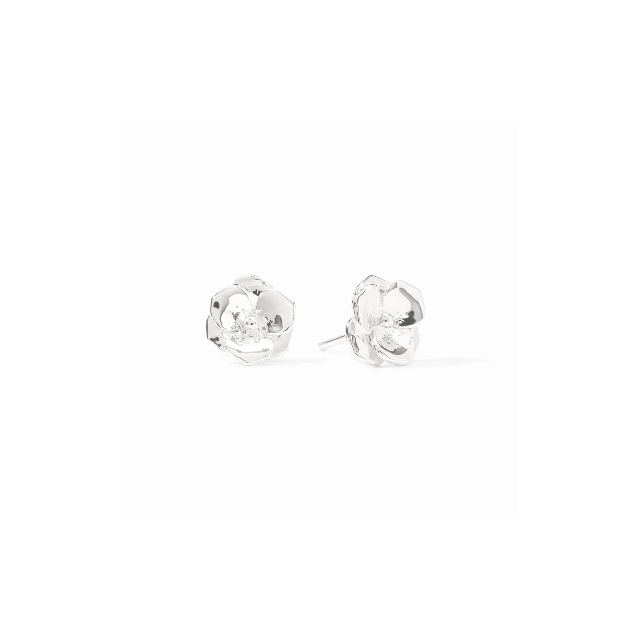 Julie Vos Bloom Stud Earring -Silver