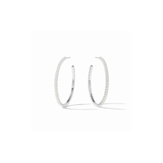Julie Vos Juliet Hoop Earring -Pearl/Silver (L)