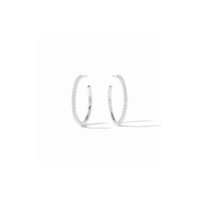 Julie Vos Juliet Hoop Earring -Pearl/Silver (M)