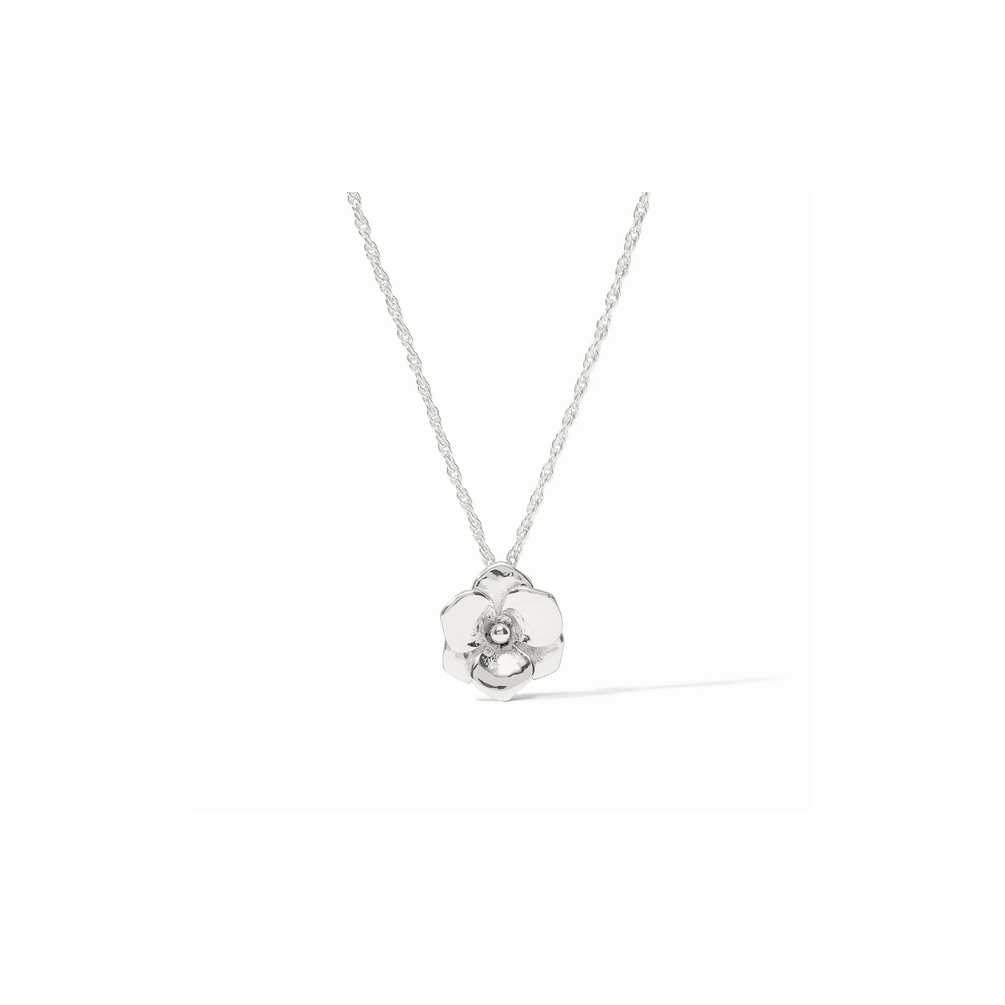 Julie Vos Bloom Delicate Necklace -Silver