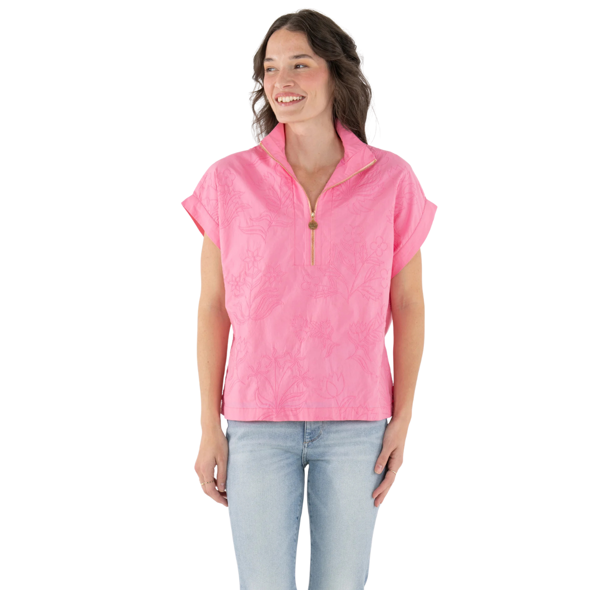 Emily McCarthy Poppy Pullover -Rose