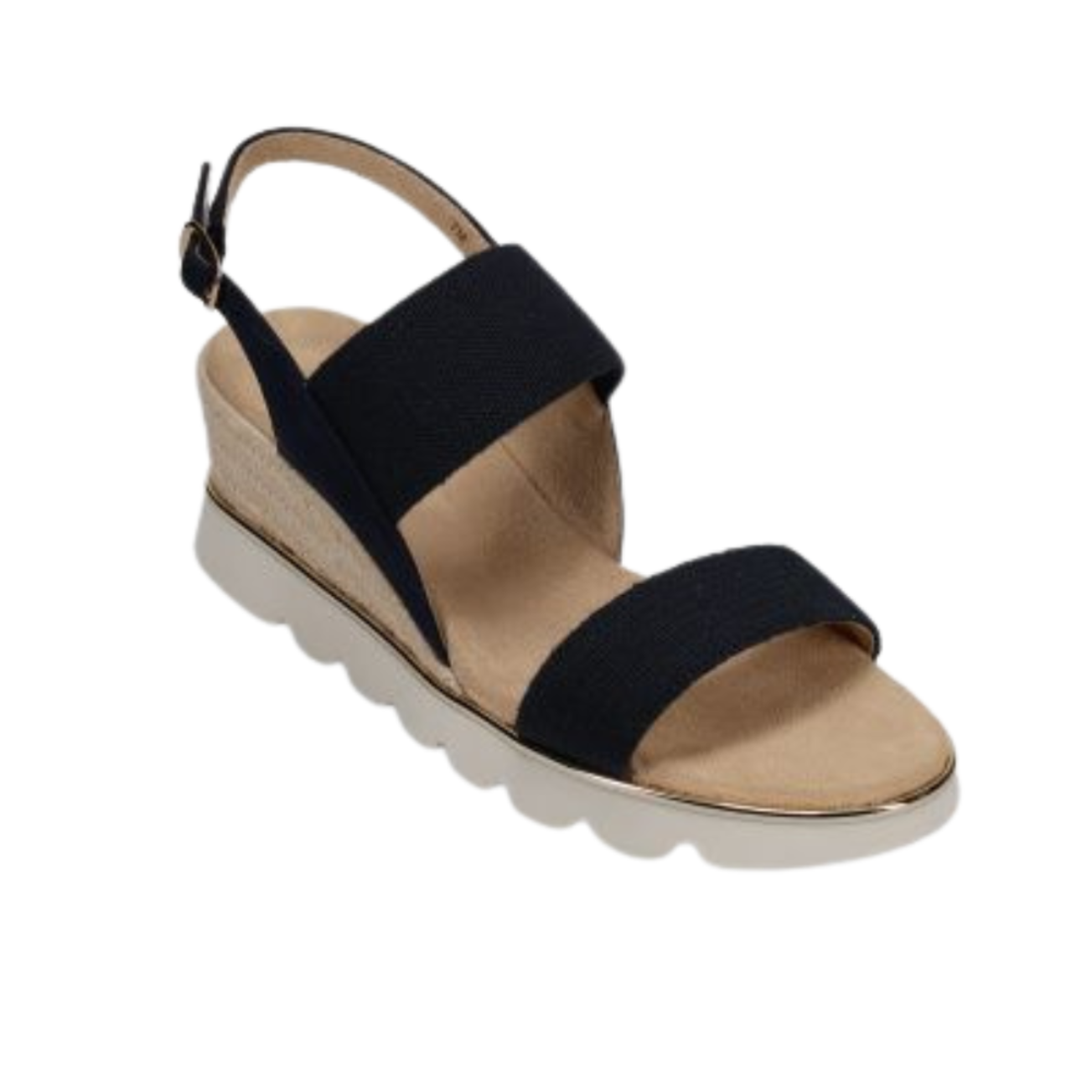 Vaneli Cybele Wedge Sandal-Navy