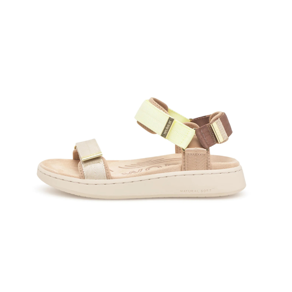 Woden Line Tricolor Sandal-Wax Multi