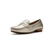 David Tate Freetime Penny Loafer -Platinum