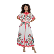 IslaPayal Sydney Shirtdress -Wildflower Ivory