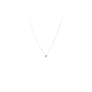 Michelle McDowell Tara Heart Necklace-Clear