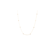 Michelle McDowell Lucia Heart Necklace-Clear