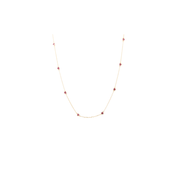 Michelle McDowell Lucia Heart Necklace-Pink