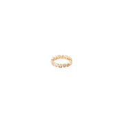 Michelle McDowell Lucia Heart Ring-Clear Size 9