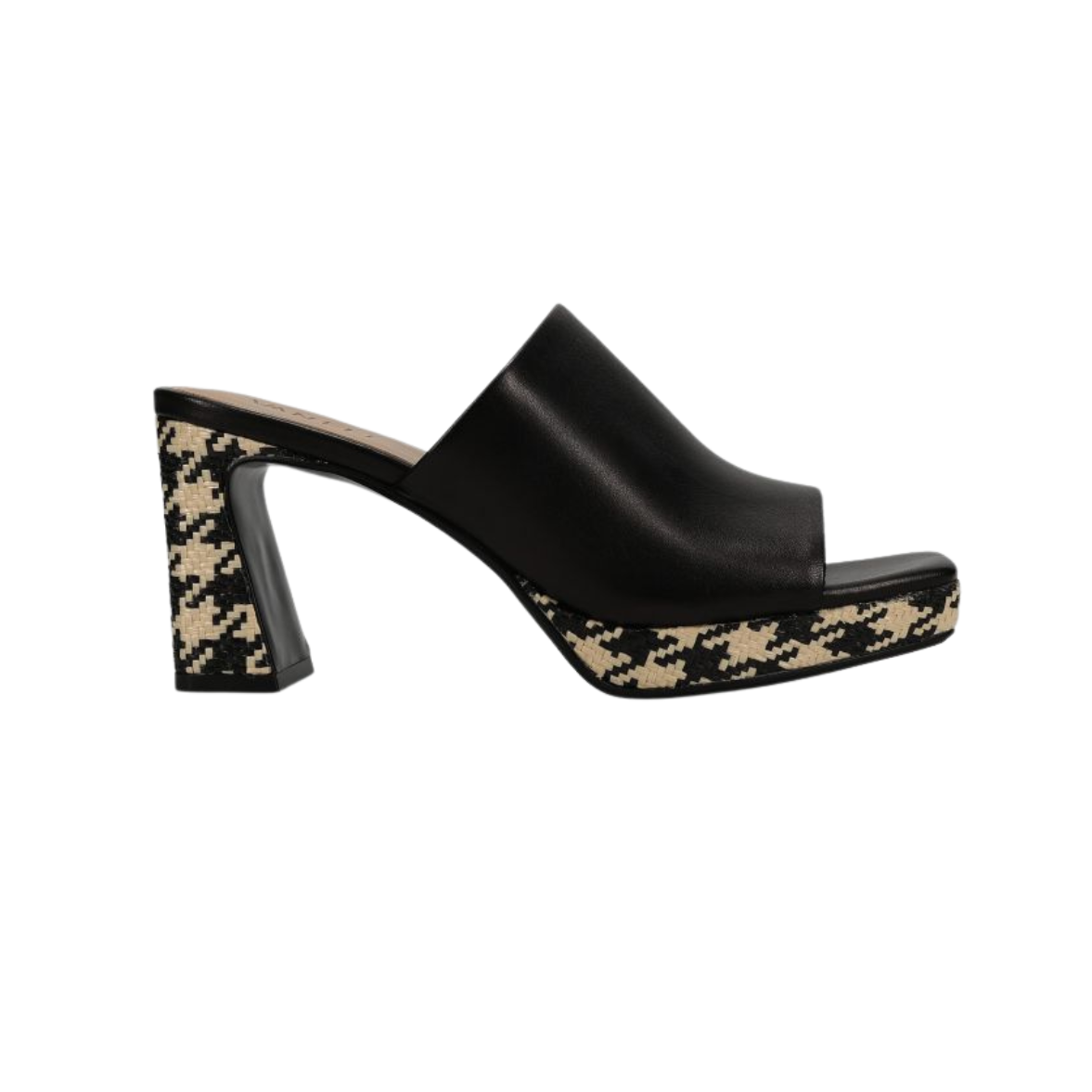 Vaneli Mantie Slide Platform Sandal -Black Nappa