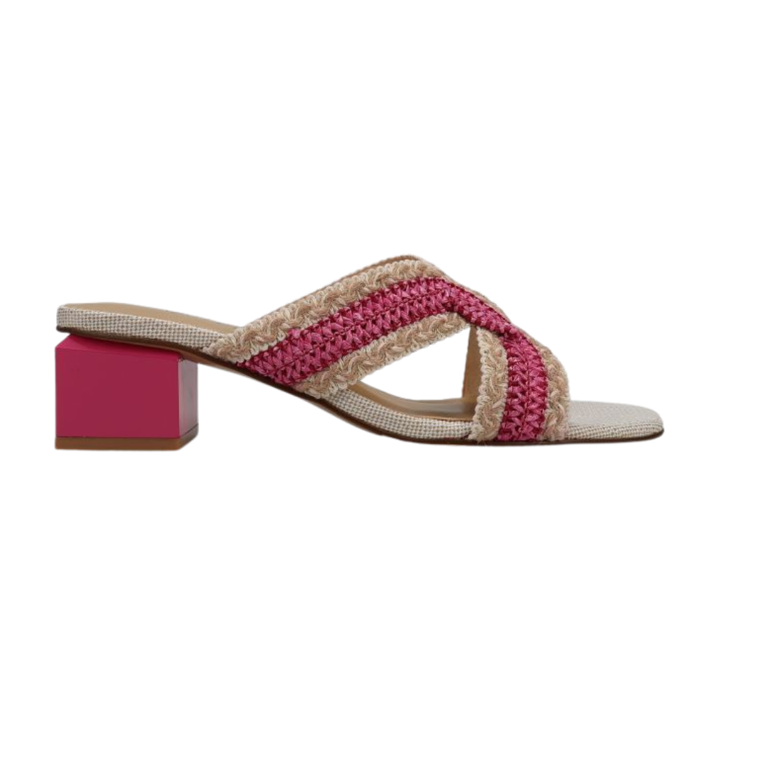 Vaneli Cyndia Sandal -Fushia Beige Combo