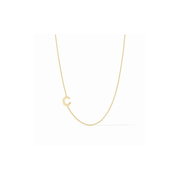 Julie Vos Initial Delicate Necklace Gold -C