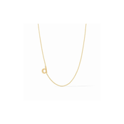 Julie Vos Initial Delicate Necklace Gold -D