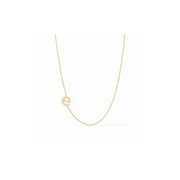 Julie Vos Initial Delicate Necklace Gold -E
