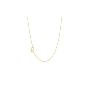 Julie Vos Initial Delicate Necklace Gold -G