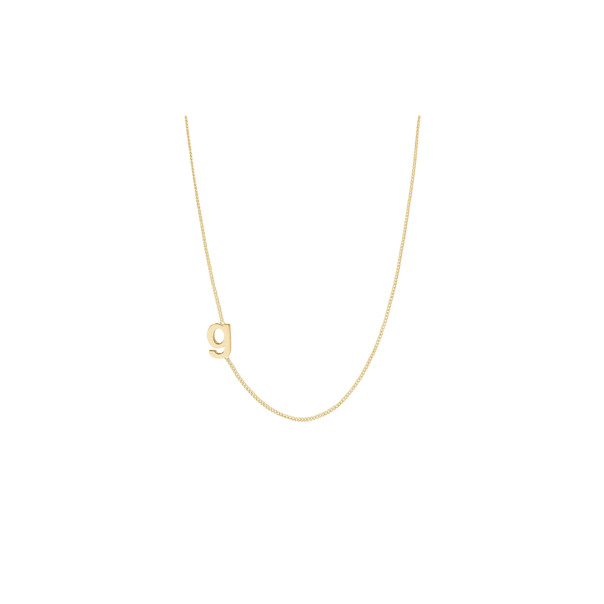 Julie Vos Initial Delicate Necklace Gold -G