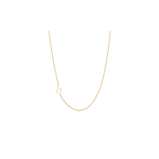 Julie Vos Initial Delicate Necklace Gold -H