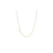 Julie Vos Initial Delicate Necklace Gold -L