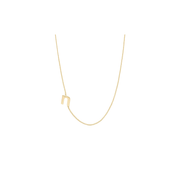 Julie Vos Initial Delicate Necklace Gold -N
