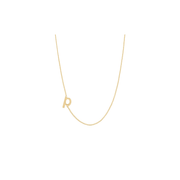 Julie Vos Initial Delicate Necklace Gold -P