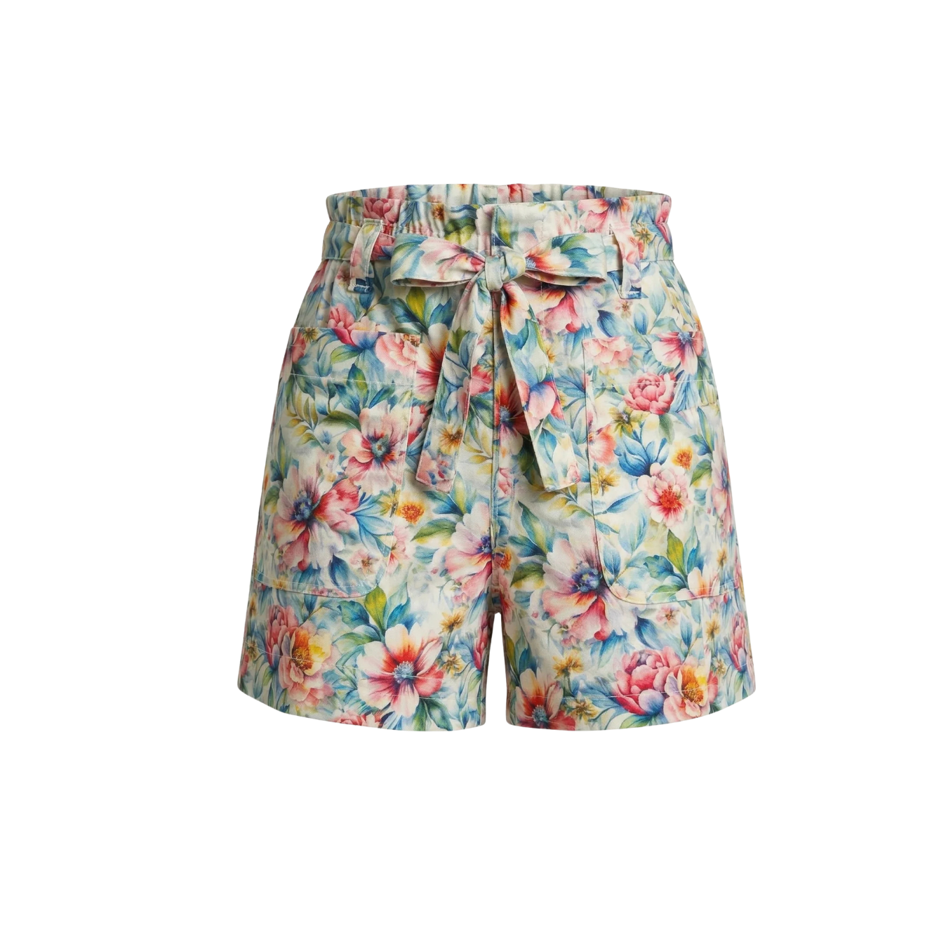 APNY Coastal Tie Short -Garden Harmony