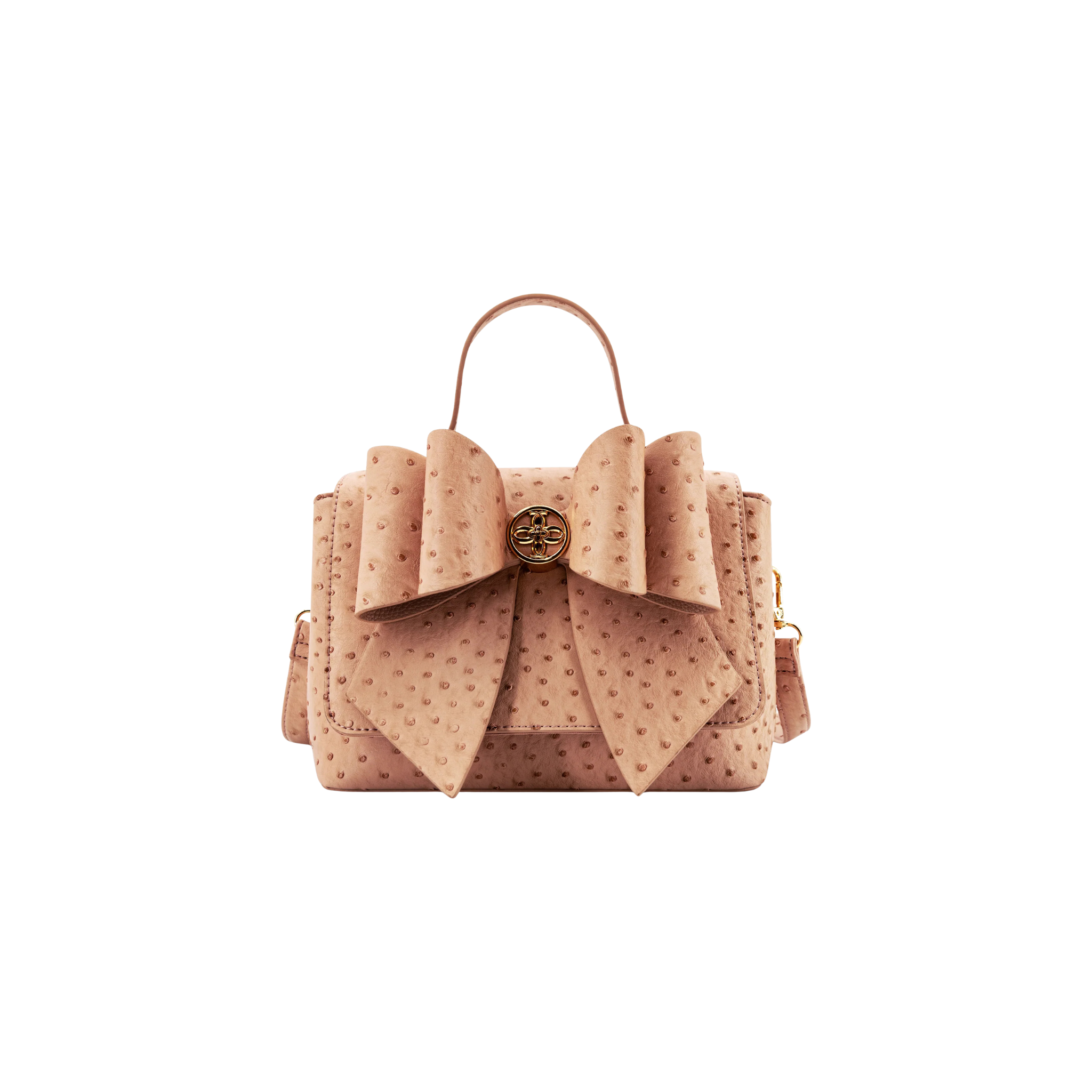 Lisette Bow Crossbody Bag -Blush