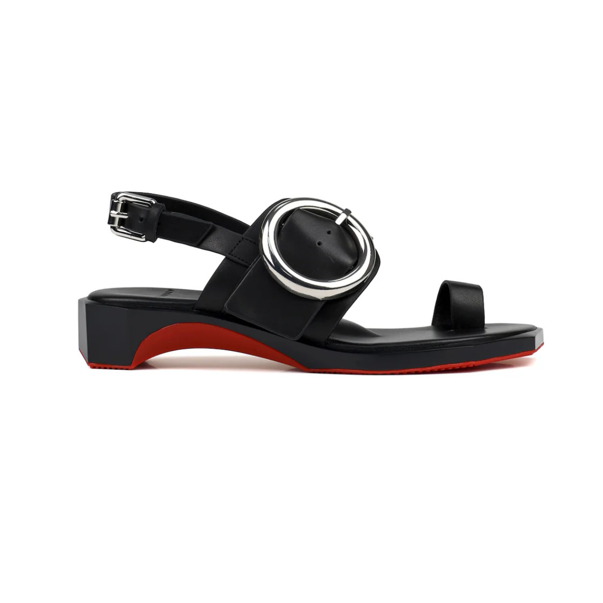 4CCCCEES Follin Torus Toe-Loop Sandal -Black