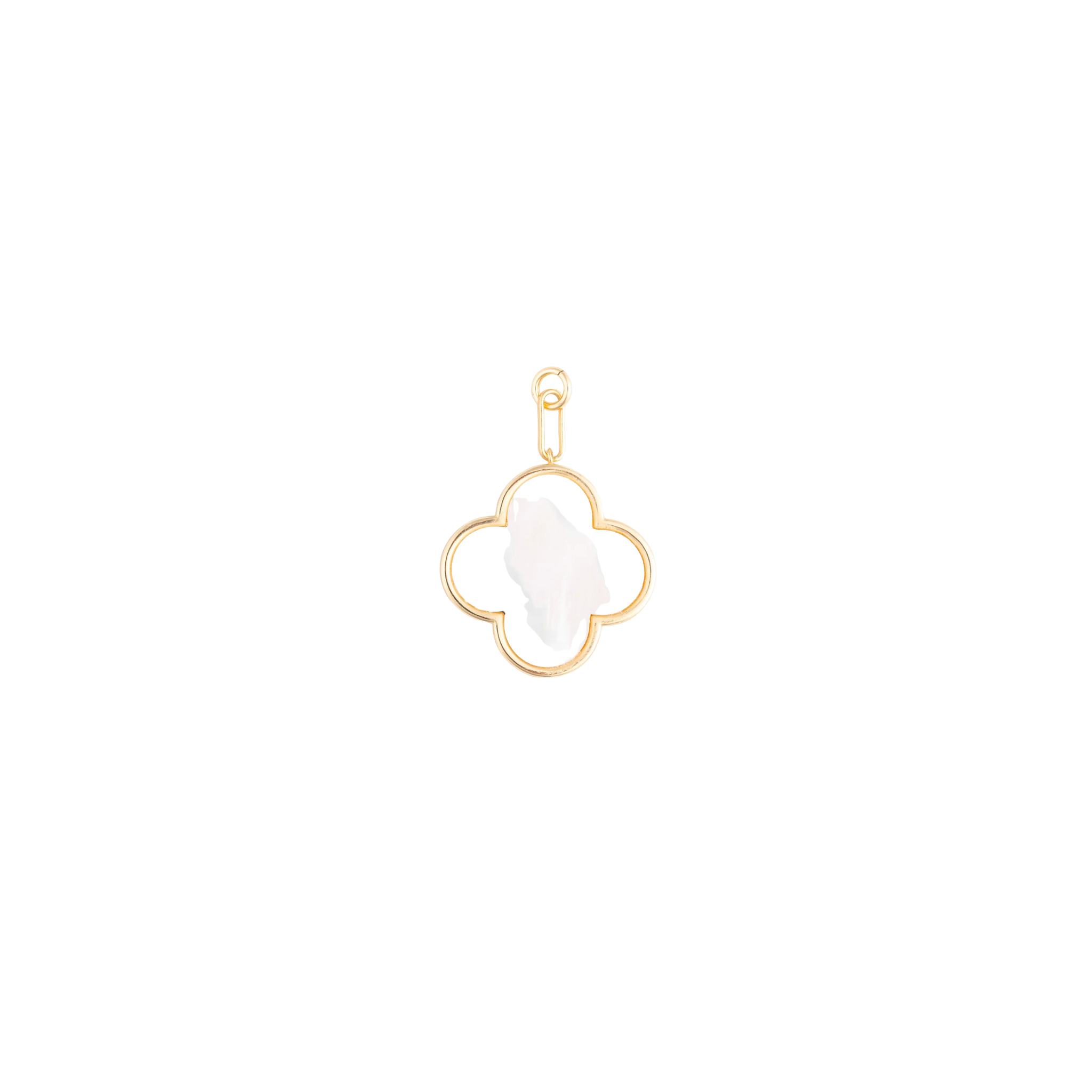 Michelle McDowell Bag Charm -Quatrefoil
