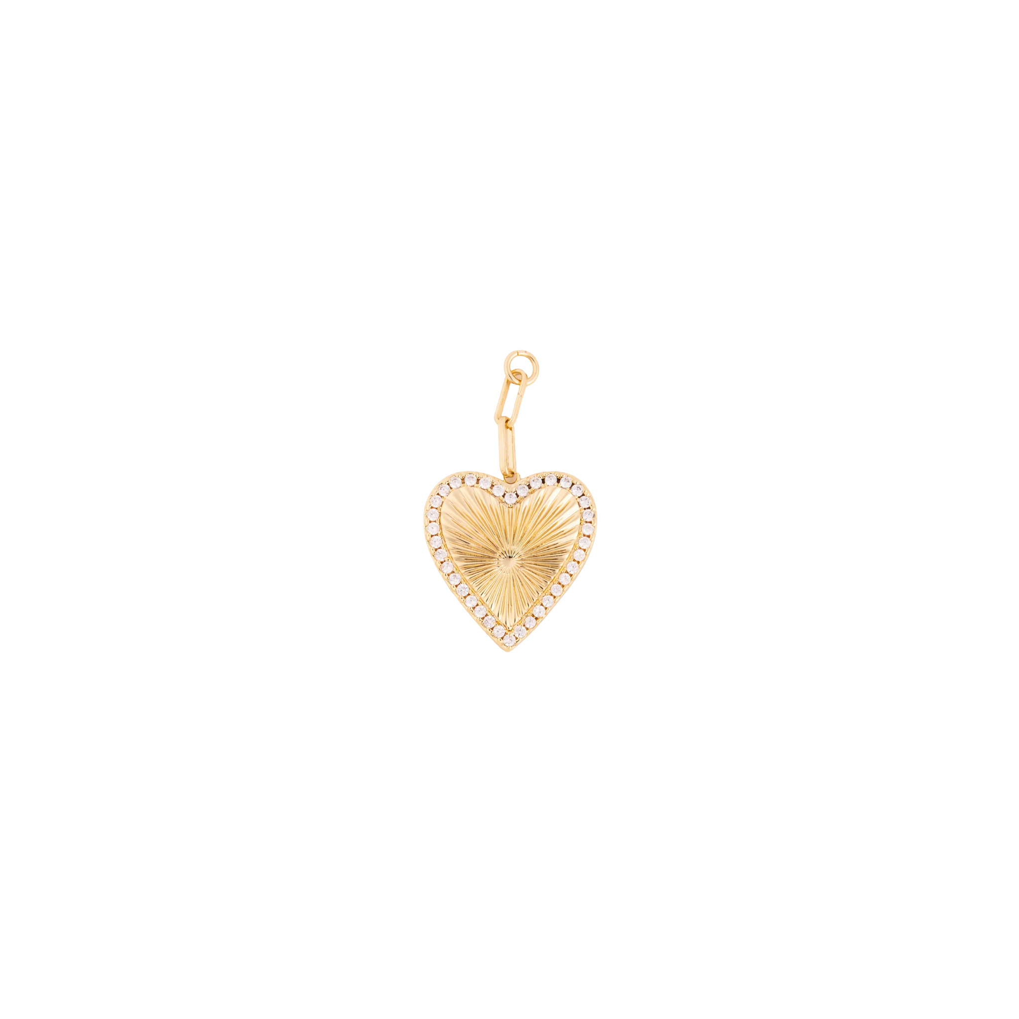Michelle McDowell Bag Charm -Pave Heart