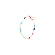 Michelle McDowell Thea Stone Charm Necklace -Multi