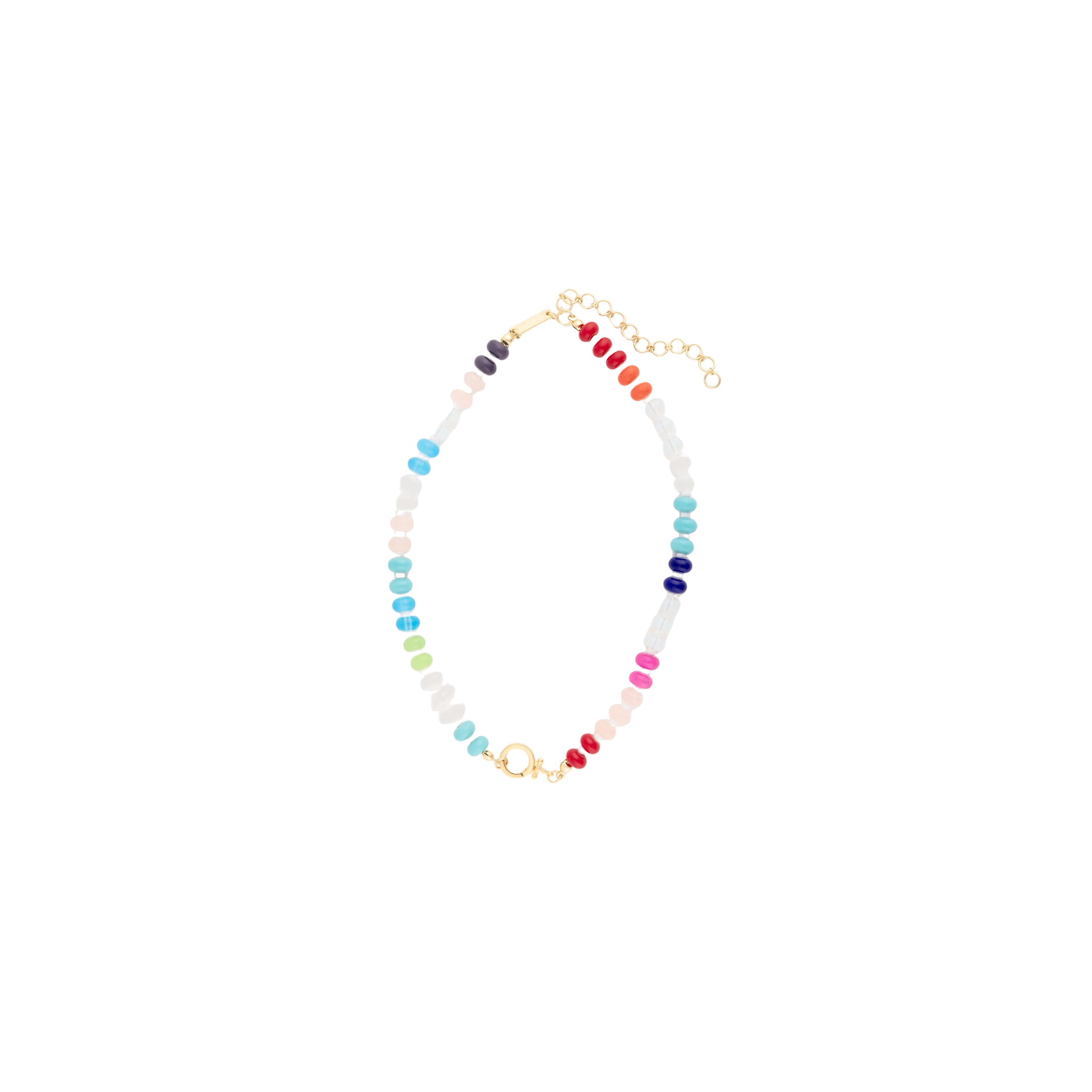 Michelle McDowell Thea Stone Charm Necklace -Multi