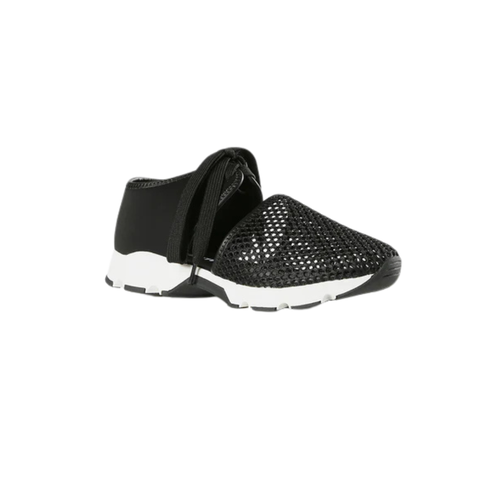ALL BLACK Footwear Amazing Mesh Fashion Sneaker -Black
