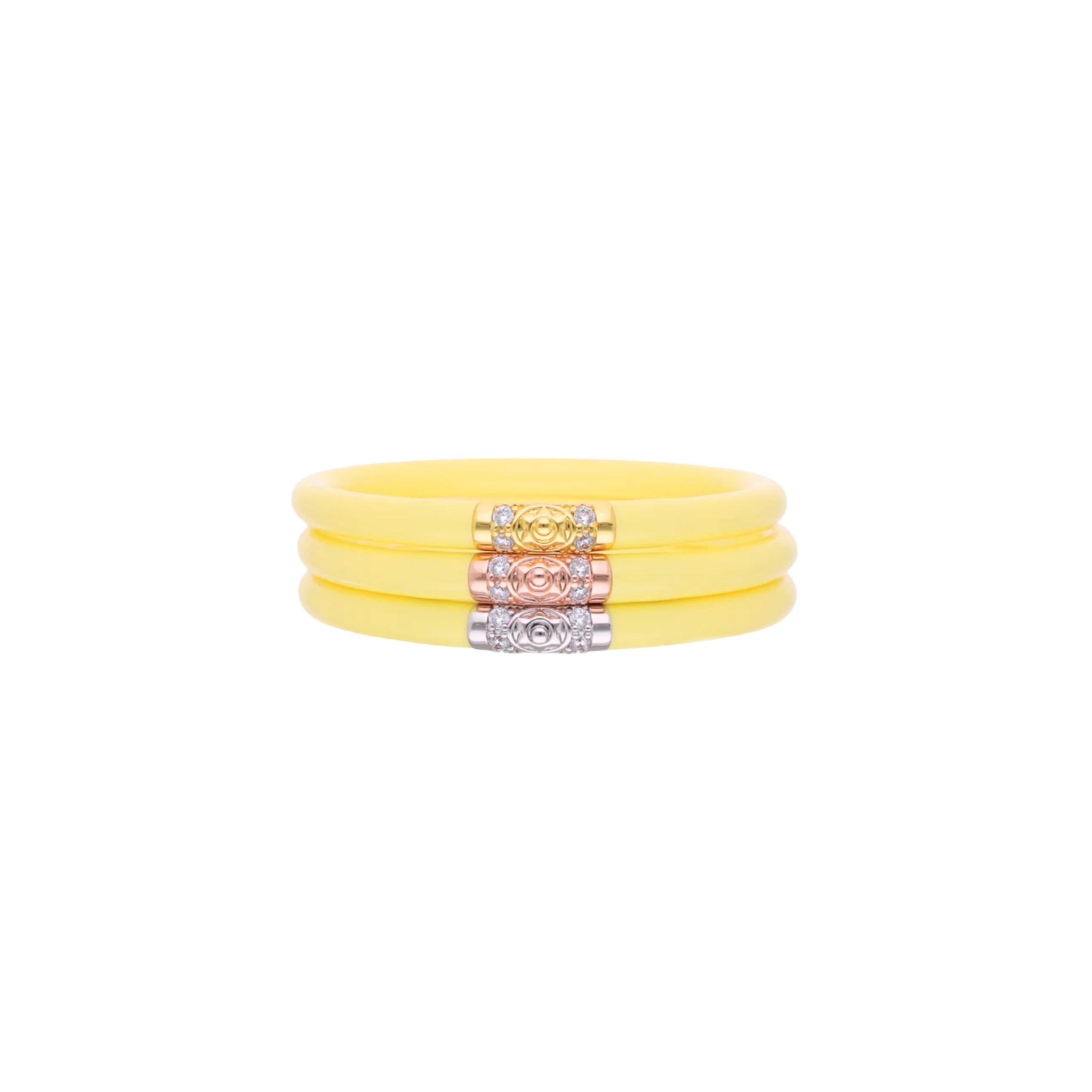 BuDhaGirl Butter Three Kings All Weather Bangles (set of 3) Medium