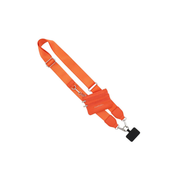 Save the Girls: Clip & Go Strap w/ Zippered Pouch -Orange