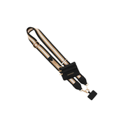 Save the Girls: Clip & Go Strap w/ Zippered Pouch -Black/Gold/White