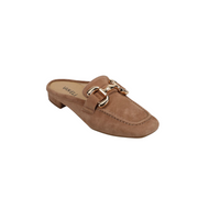 Vaneli Shaine Square Toe Mule -Military Suede